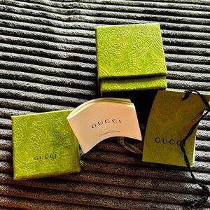Authentic Gucci box for silk neck bow